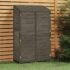 vidaXL Garden Shed Anthracite 102x52x174.5 cm Solid Wood Fir