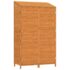 vidaXL Garden Shed Brown 102x52x174.5 cm Solid Wood Fir - Image 2