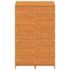 vidaXL Garden Shed Brown 102x52x174.5 cm Solid Wood Fir - Image 4