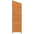 vidaXL Garden Shed Brown 102x52x174.5 cm Solid Wood Fir - Image 5