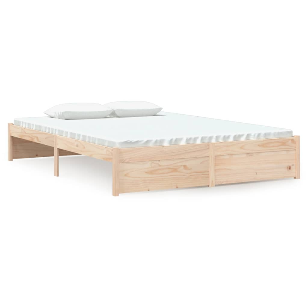8720286998694_a_en_hd_1 vidaXL Bed Frame without Mattress Solid Wood 135x190 cm - Image 2