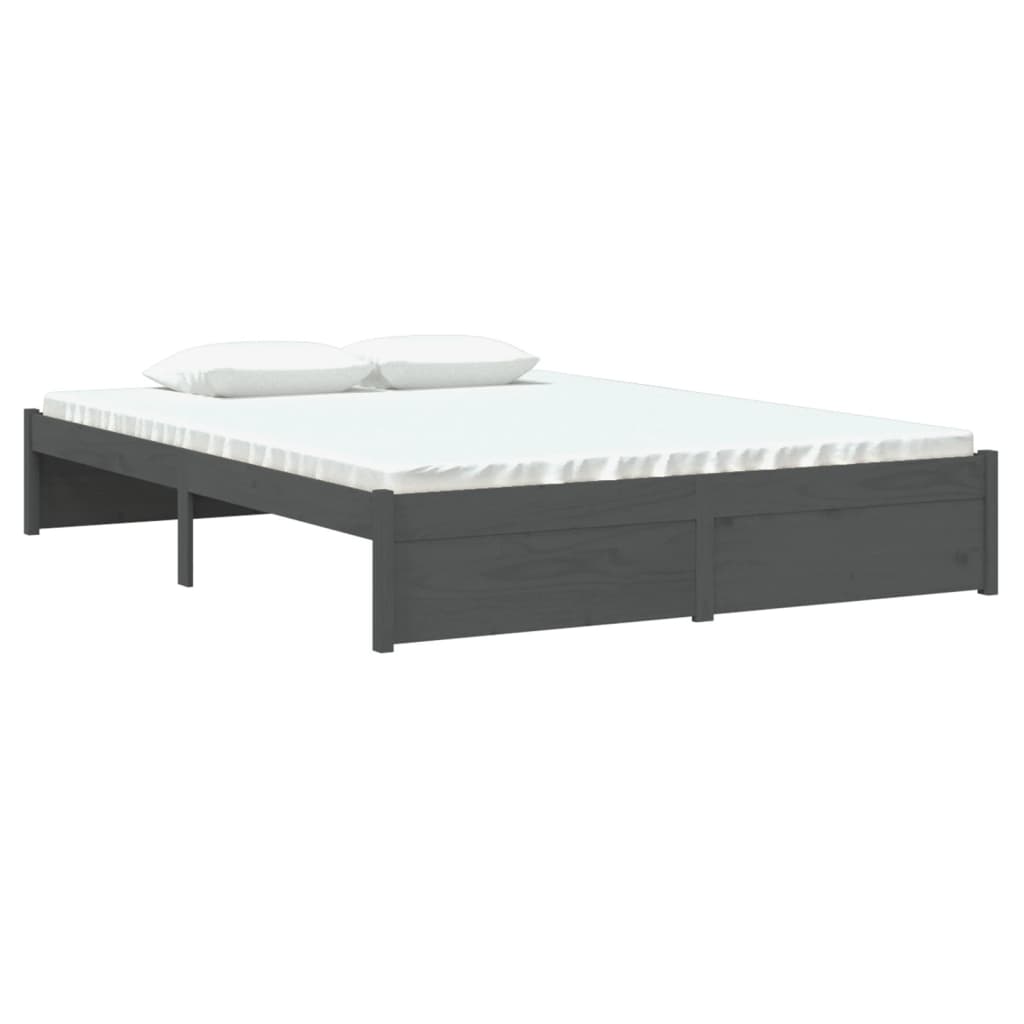 8720286998717_g_en_hd_1 vidaXL Bed Frame without Mattress Grey Solid Wood 135x190 cm - Image 3