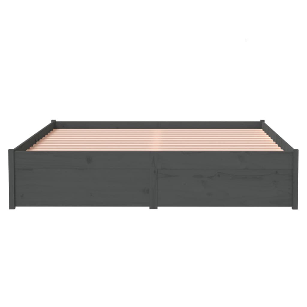 8720286998717_g_en_hd_3 vidaXL Bed Frame without Mattress Grey Solid Wood 135x190 cm - Image 5