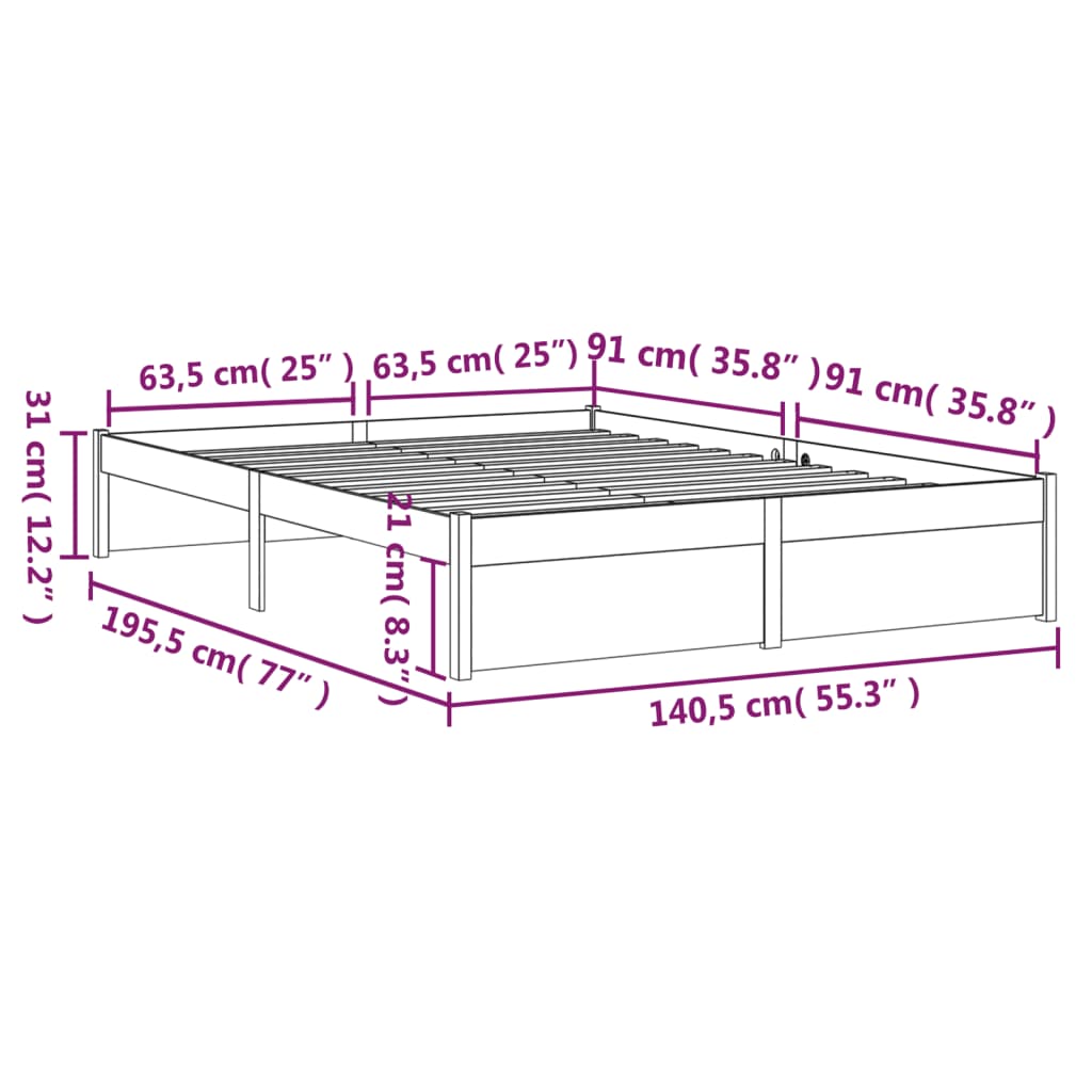 8720286998724_g_en_hd_8 vidaXL Bed Frame without Mattress Honey Brown Solid Wood 135x190 cm - Image 10