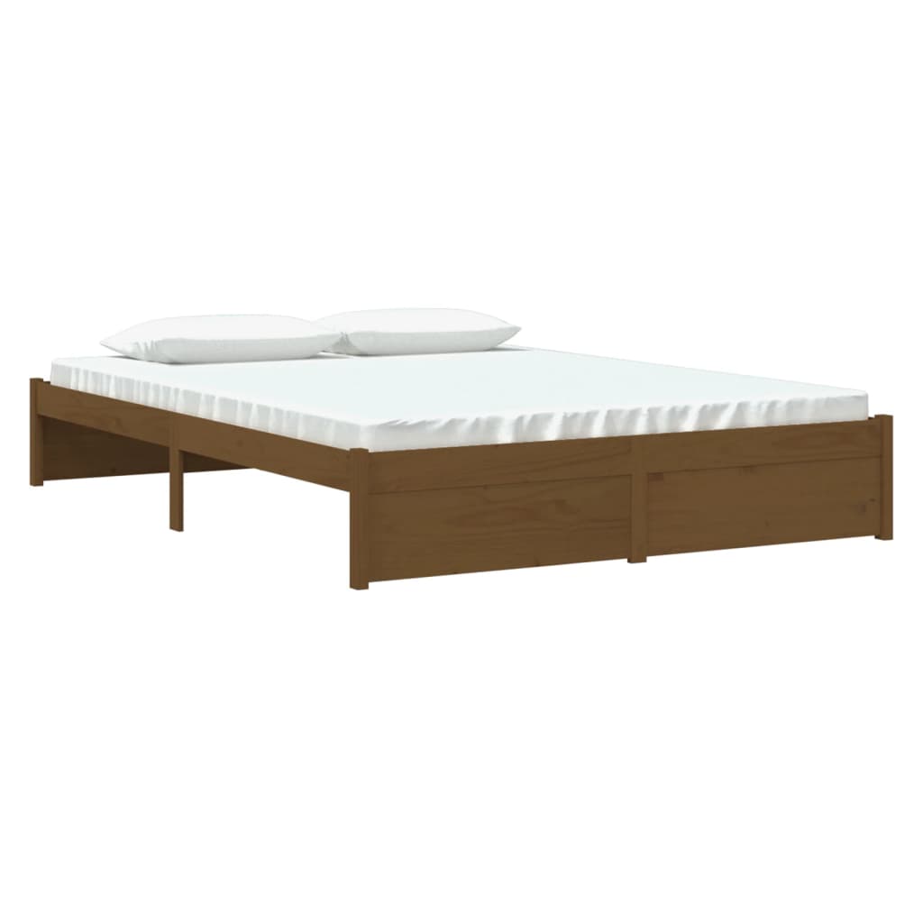 8720286999028_g_en_hd_1 vidaXL Bed Frame without Mattress Honey Brown Solid Wood 150x200 cm - Image 3