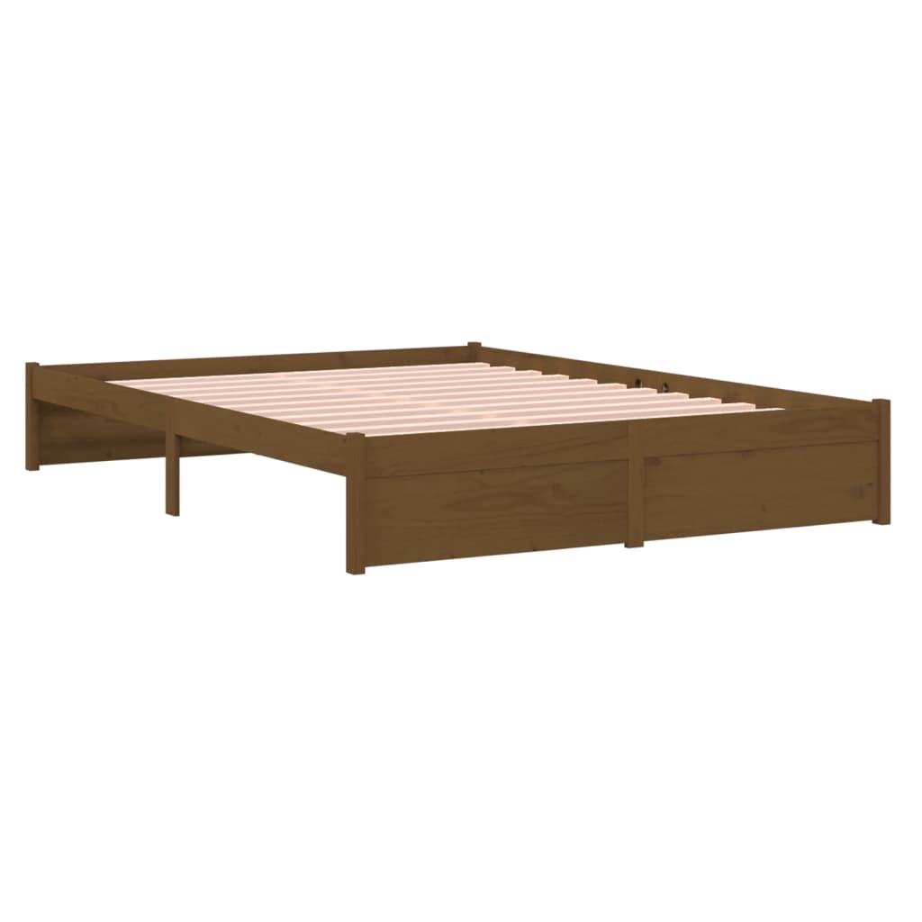 8720286999028_g_en_hd_2 vidaXL Bed Frame without Mattress Honey Brown Solid Wood 150x200 cm - Image 4
