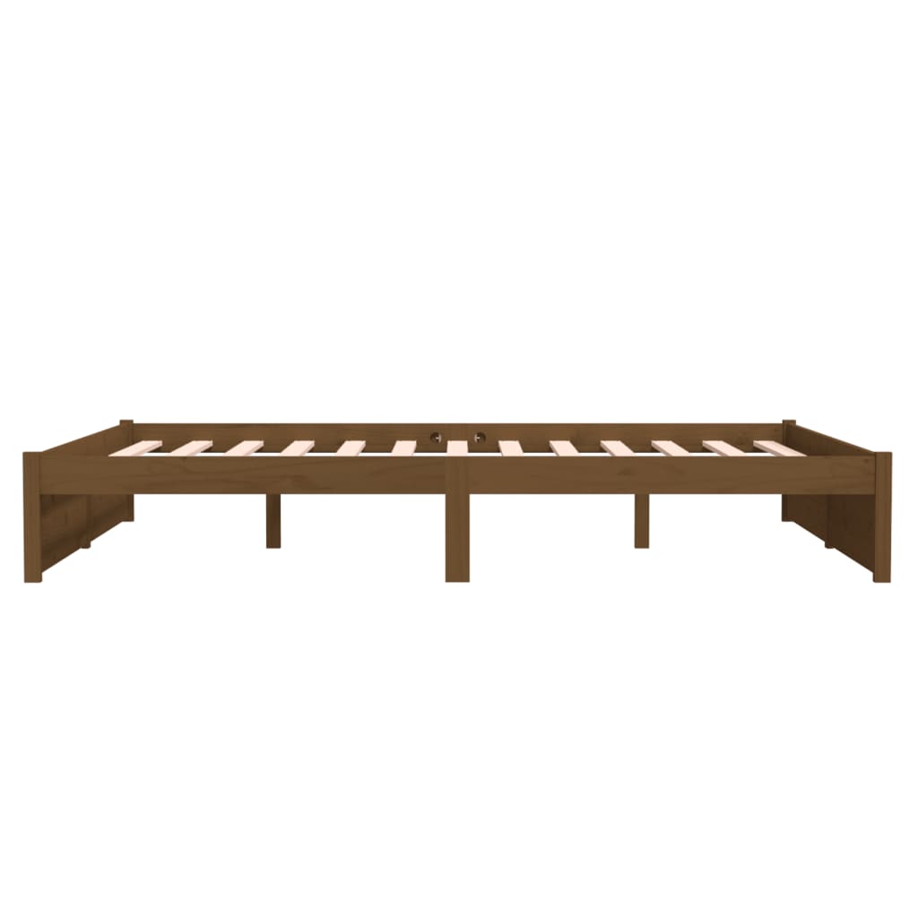8720286999028_g_en_hd_4 vidaXL Bed Frame without Mattress Honey Brown Solid Wood 150x200 cm - Image 6