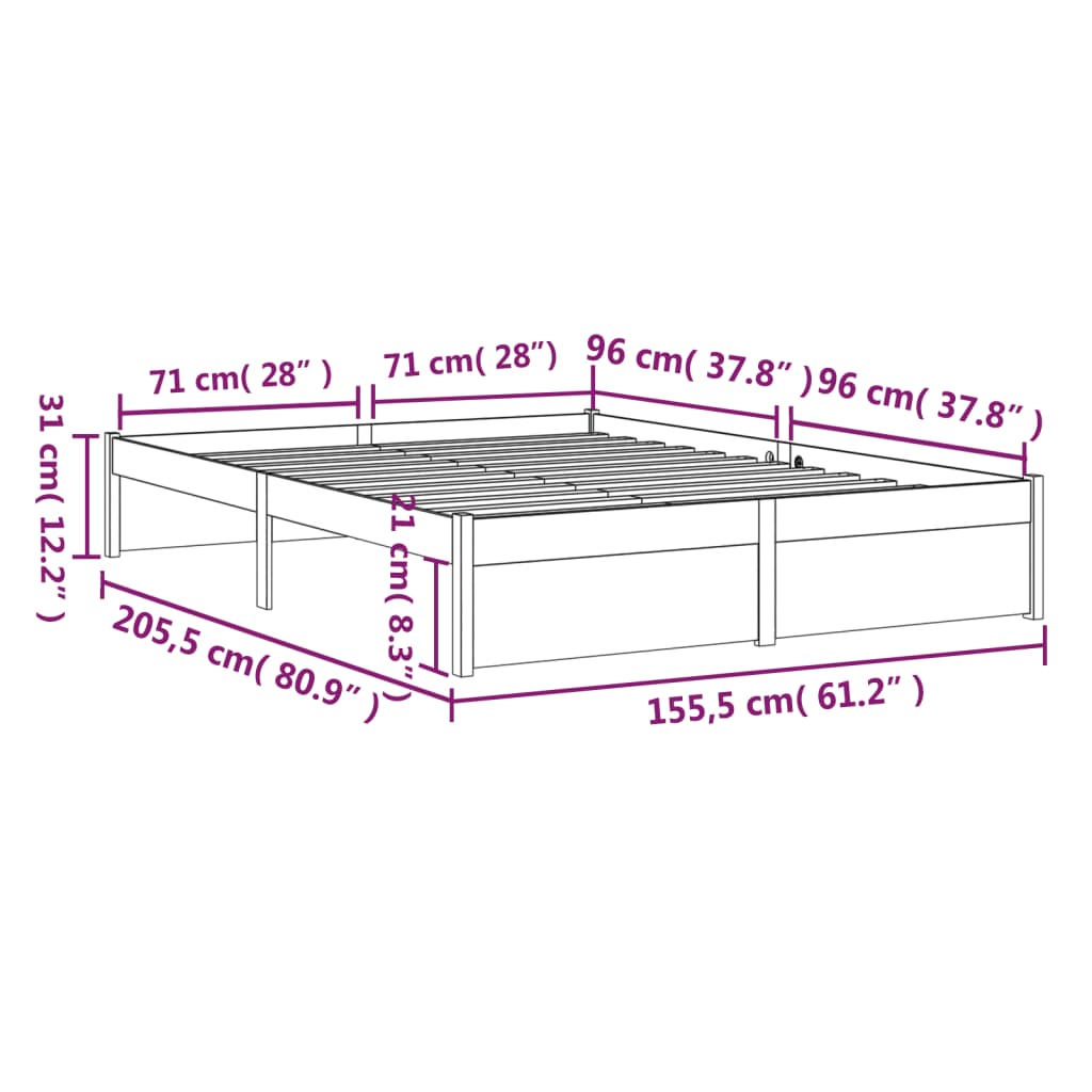 8720286999028_g_en_hd_8 vidaXL Bed Frame without Mattress Honey Brown Solid Wood 150x200 cm - Image 10