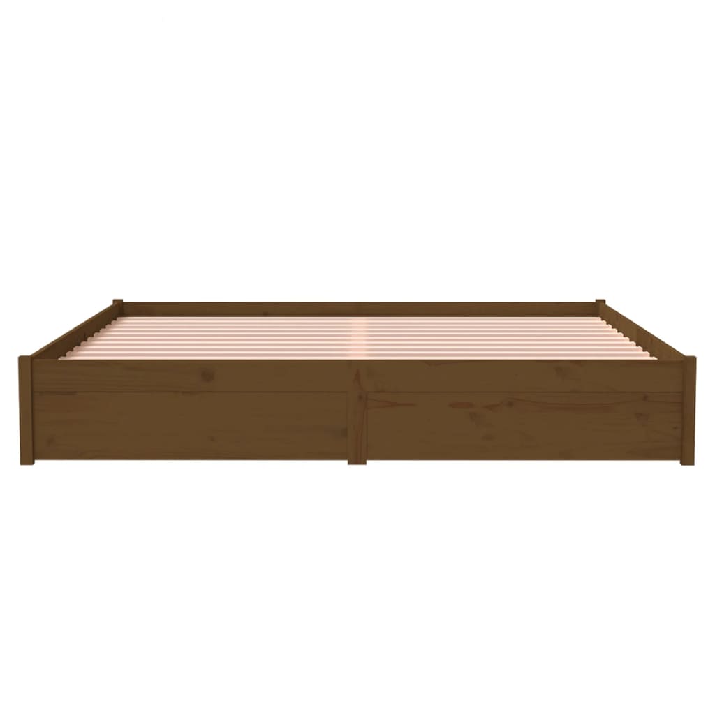 8720286999127_g_en_hd_3 vidaXL Bed Frame without Mattress Honey Brown Solid Wood 183x203 cm King - Image 5