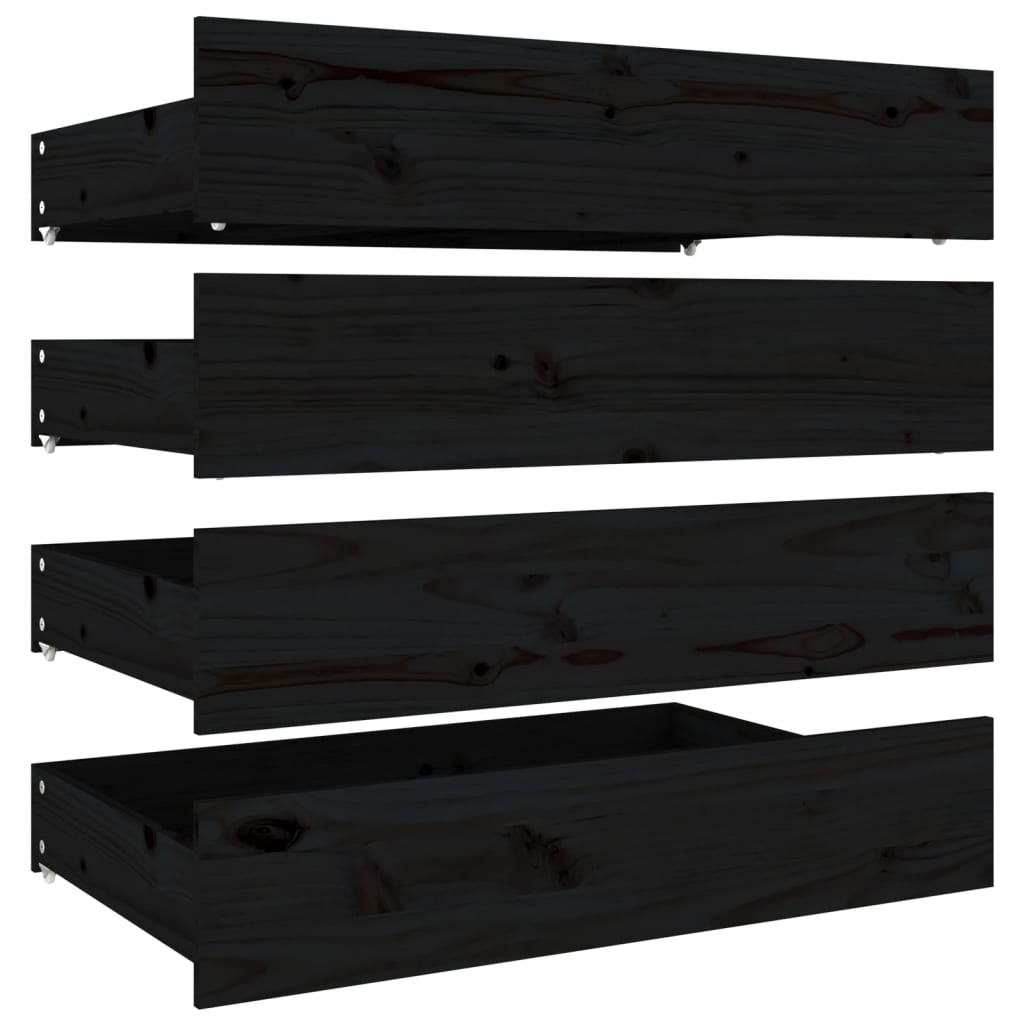 8720286999431_a_en_hd_1 vidaXL Bed Drawers 4 pcs Black Solid Wood Pine - Image 2
