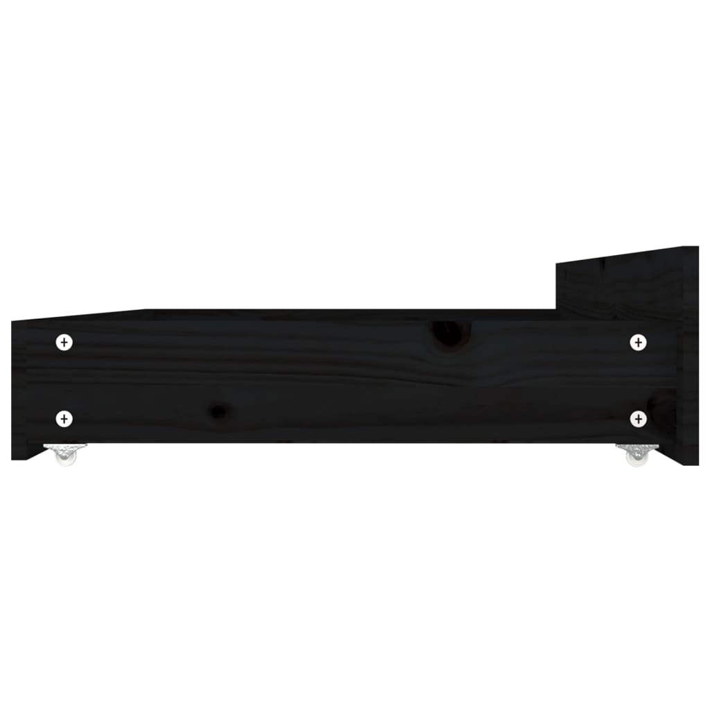 8720286999431_g_en_hd_3 vidaXL Bed Drawers 4 pcs Black Solid Wood Pine - Image 5