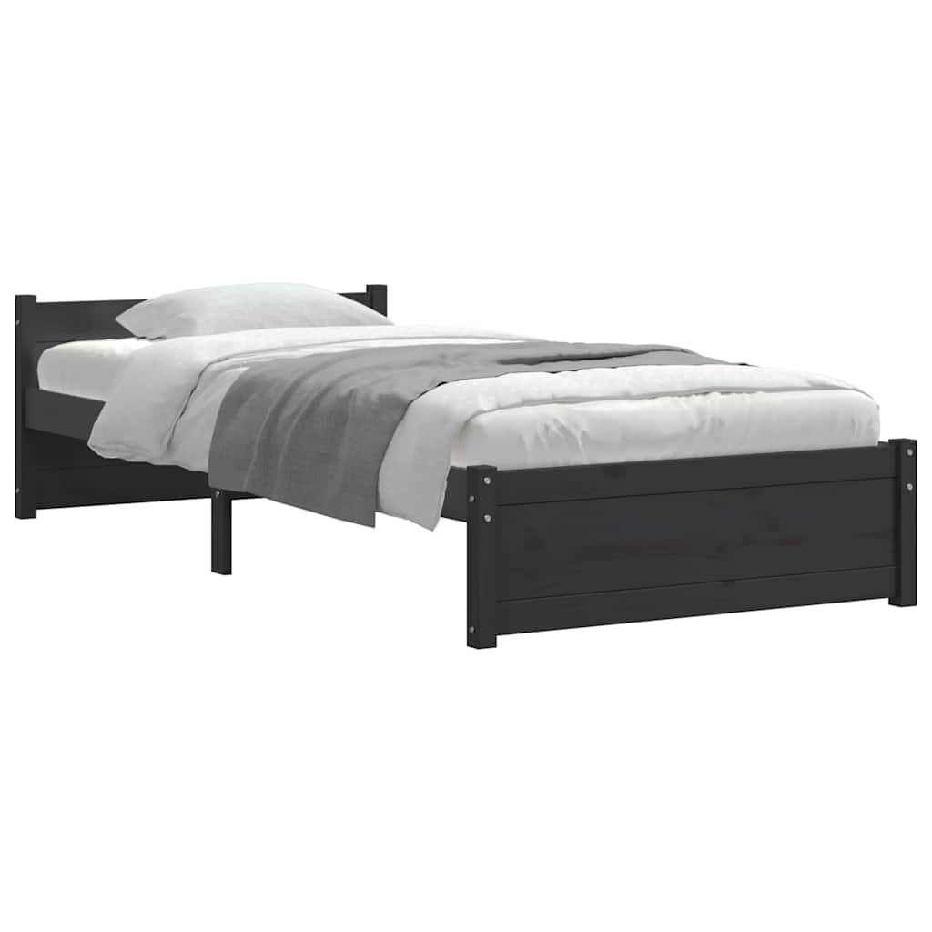 8720286999585_g_en_hd_2 vidaXL Bed Frame without Mattress Black Solid Wood 90x190 cm - Image 4