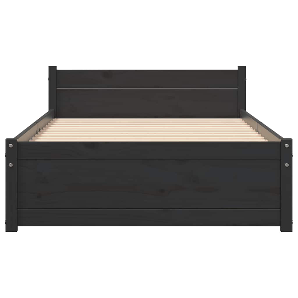 8720286999585_g_en_hd_3 vidaXL Bed Frame without Mattress Black Solid Wood 90x190 cm - Image 5