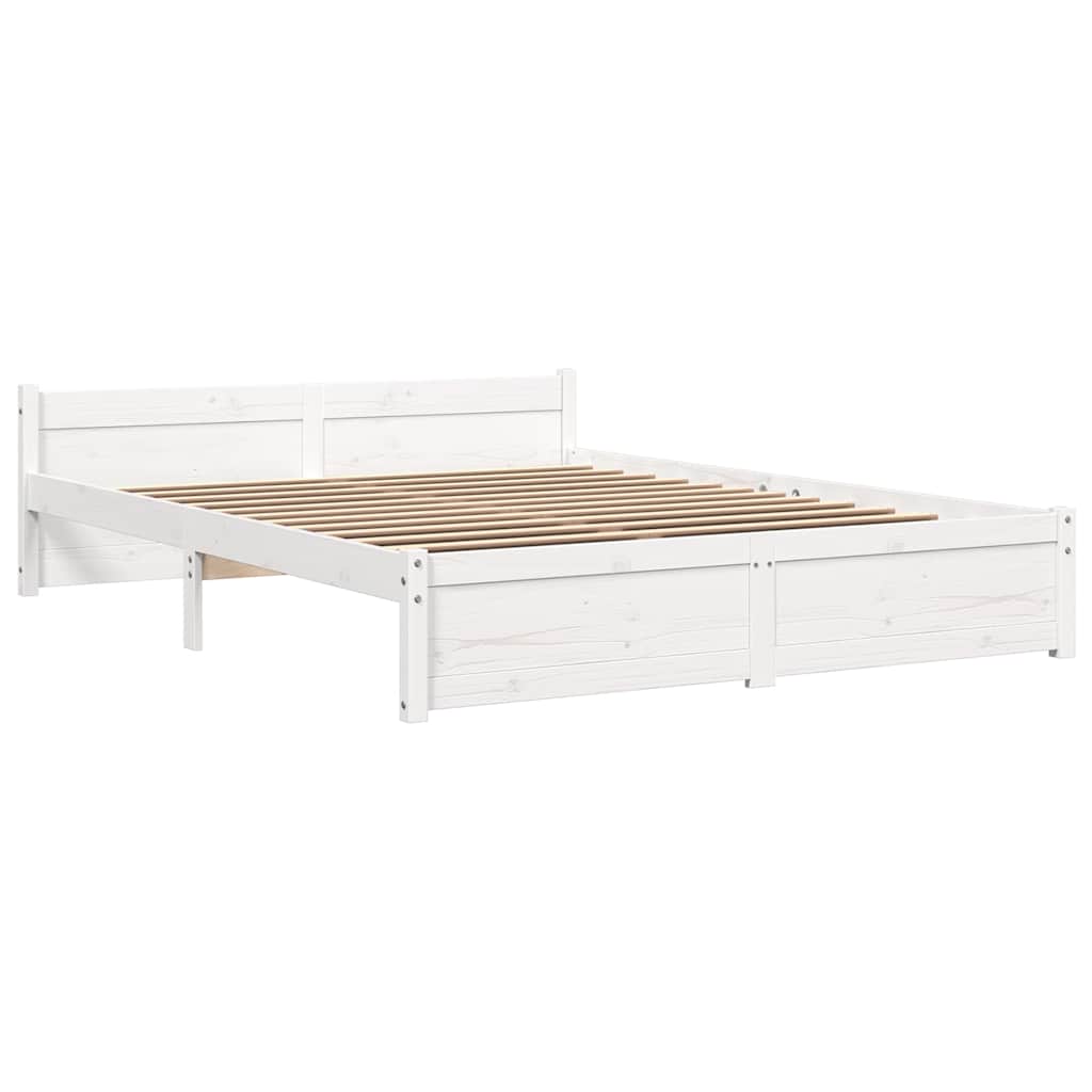 8720286999950_g_en_hd_1 vidaXL Bed Frame without Mattress White Solid Wood 150x200 cm - Image 3