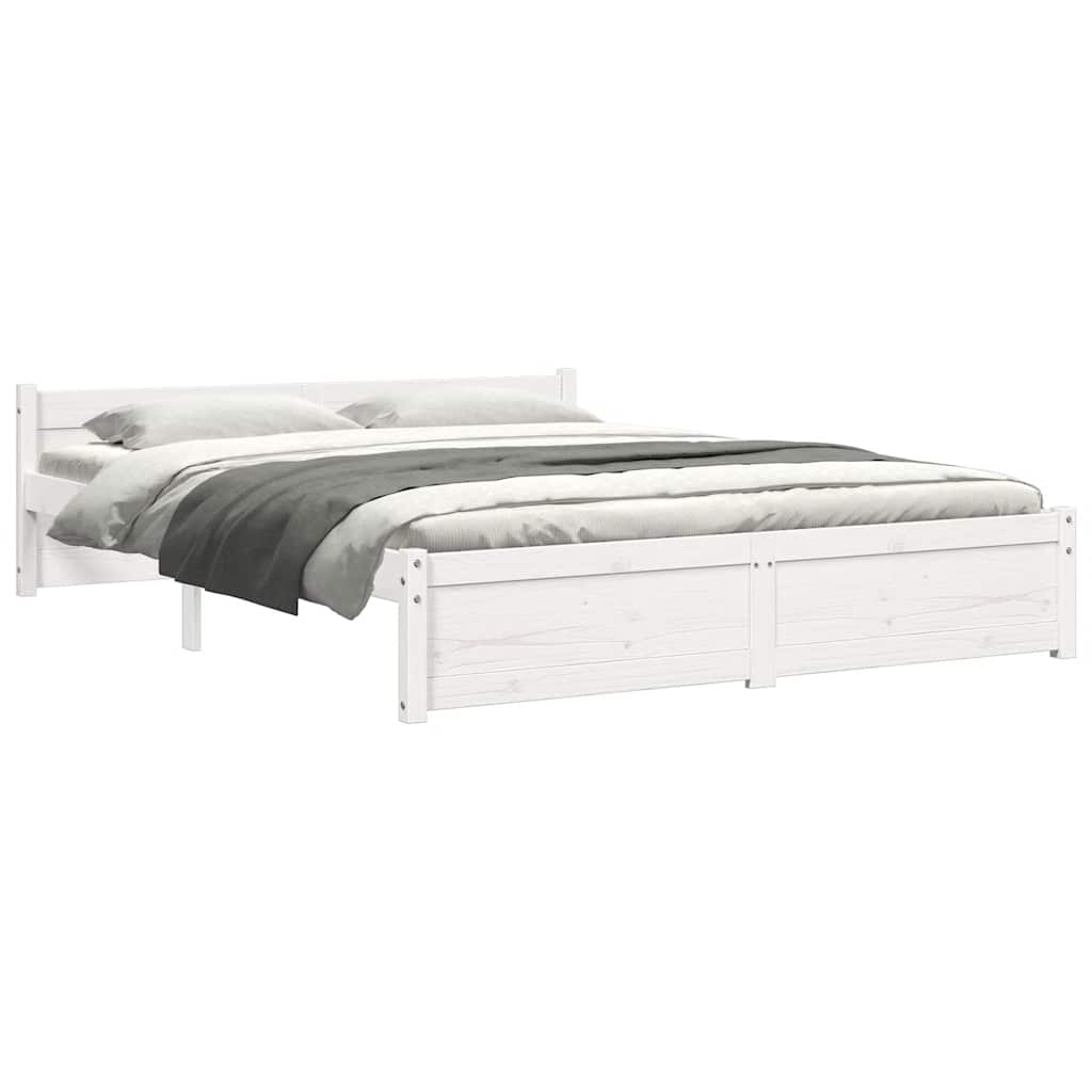 8720286999950_g_en_hd_2 vidaXL Bed Frame without Mattress White Solid Wood 150x200 cm - Image 4
