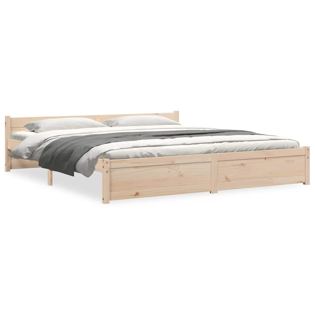8720287000044_a_en_hd_1 vidaXL Bed Frame without Mattress Solid Wood 183x203 cm King - Image 2