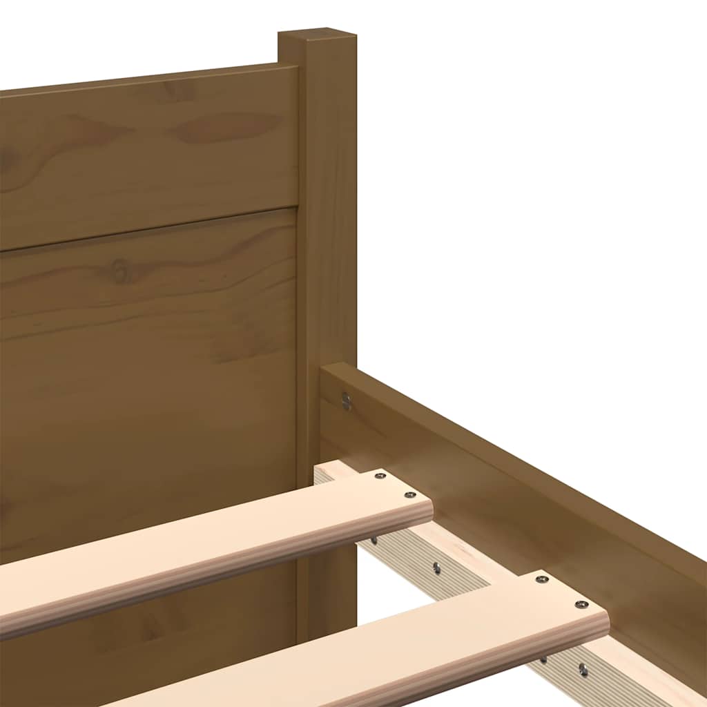 8720287000075_g_en_hd_5 vidaXL Bed Frame without Mattress Honey Brown Solid Wood 183x203 cm King - Image 7
