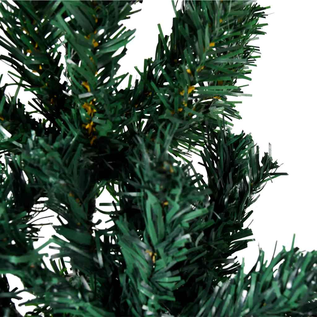 8720287001065_g_en_hd_5 vidaXL Slim Artificial Half Christmas Tree with Stand Green 240 cm - Image 6