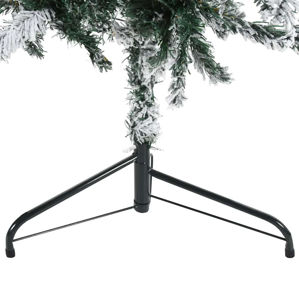 8720287001102_g_en_hd_6 vidaXL Slim Artificial Half Christmas Tree with Flocked Snow 210 cm - Image 7