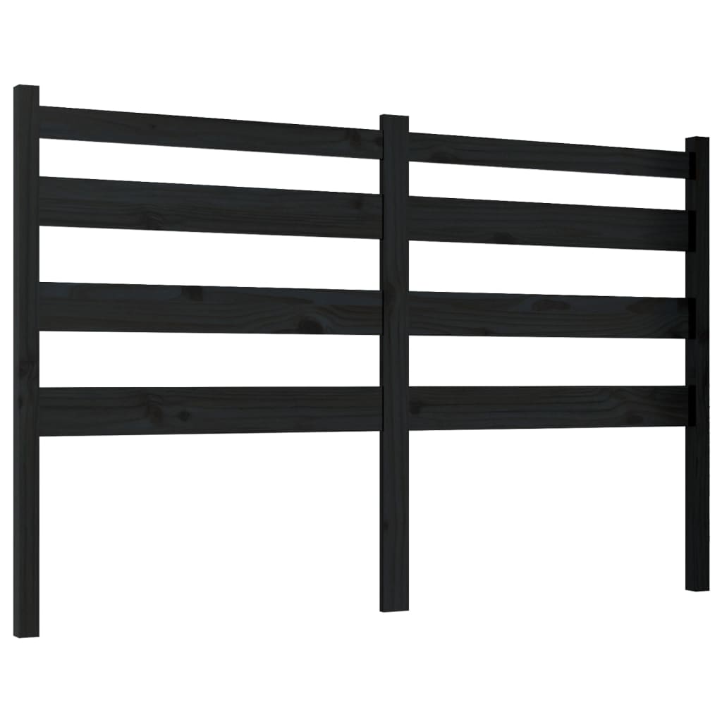 8720287003106_a_en_hd_1 vidaXL Bed Headboard Black 156 cm Solid Wood Pine - Image 2