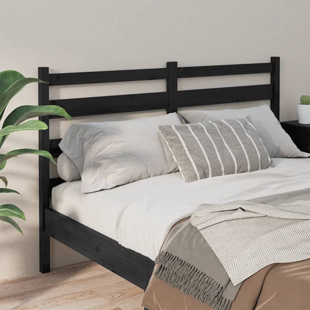 8720287003106_g_en_hd_1 vidaXL Bed Headboard Black 156 cm Solid Wood Pine - Image 3