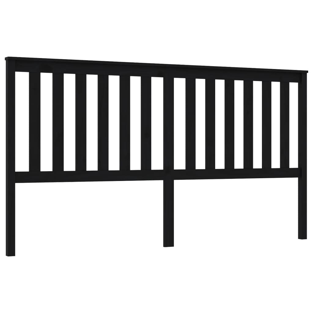 8720287004202_a_en_hd_1 vidaXL Bed Headboard Black 186 cm Solid Wood Pine - Image 2
