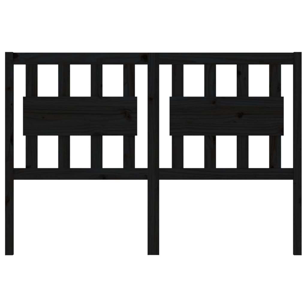 8720287004509_g_en_hd_1 vidaXL Bed Headboard Black 140.5 cm Solid Wood Pine - Image 3