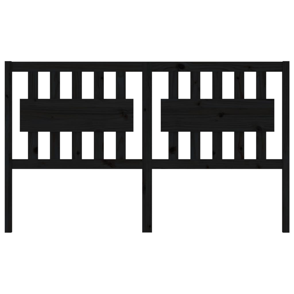8720287004608_g_en_hd_1 vidaXL Bed Headboard Black 155.5 cm Solid Wood Pine - Image 3