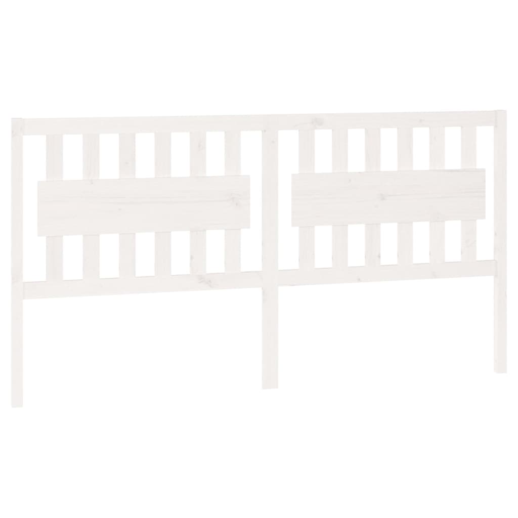 8720287004677_a_en_hd_1 vidaXL Bed Headboard White 185.5 cm Solid Wood Pine - Image 2