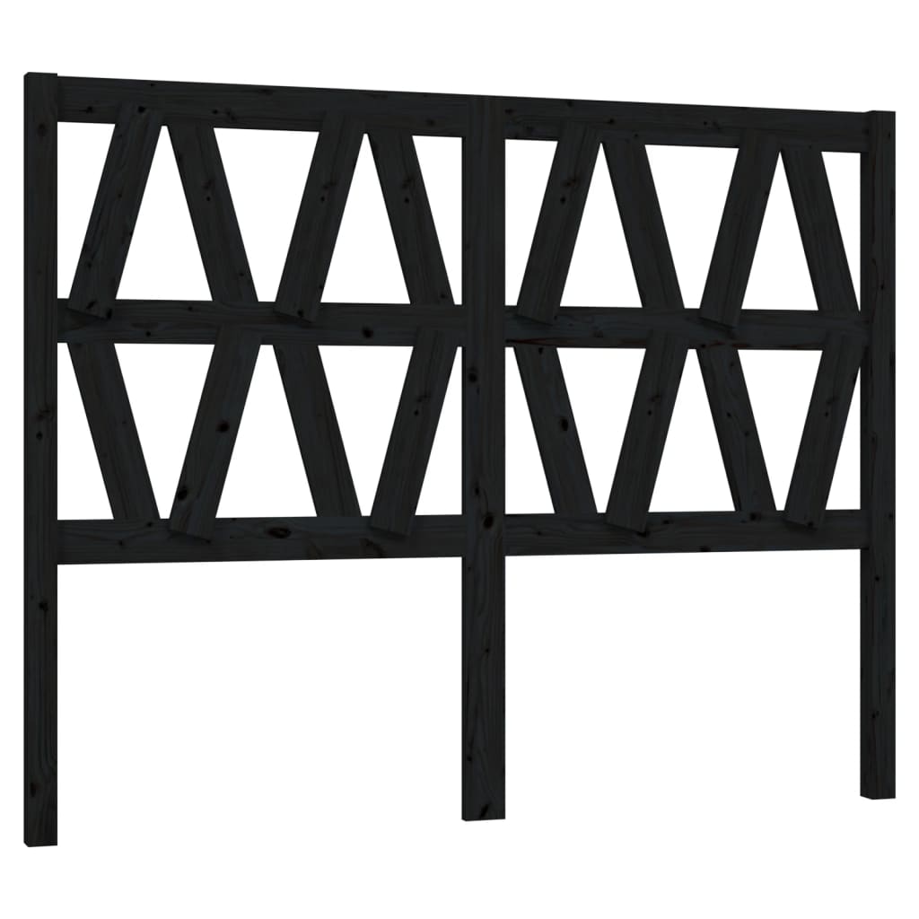 8720287005100_a_en_hd_1 vidaXL Bed Headboard Black 156 cm Solid Wood Pine - Image 2
