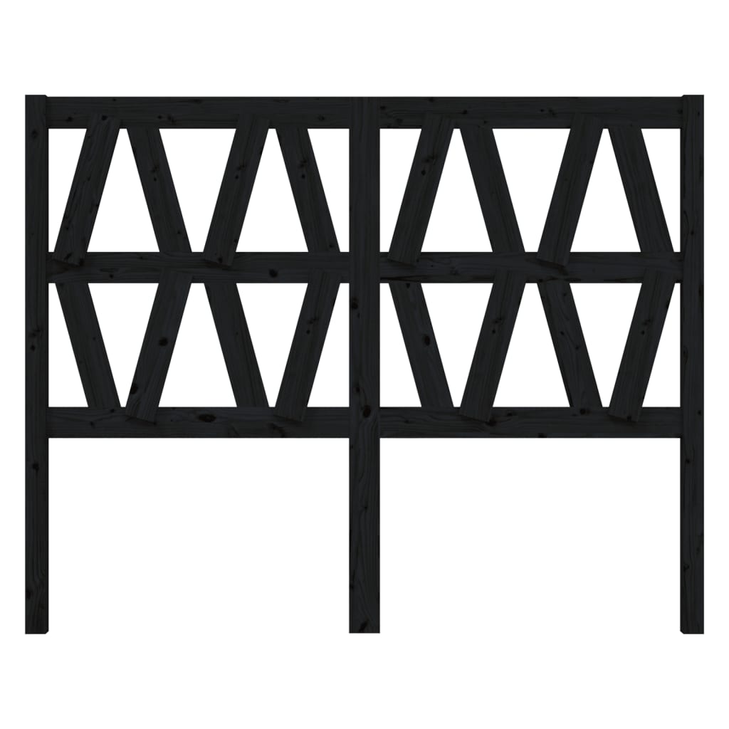 8720287005100_g_en_hd_1 vidaXL Bed Headboard Black 156 cm Solid Wood Pine - Image 3
