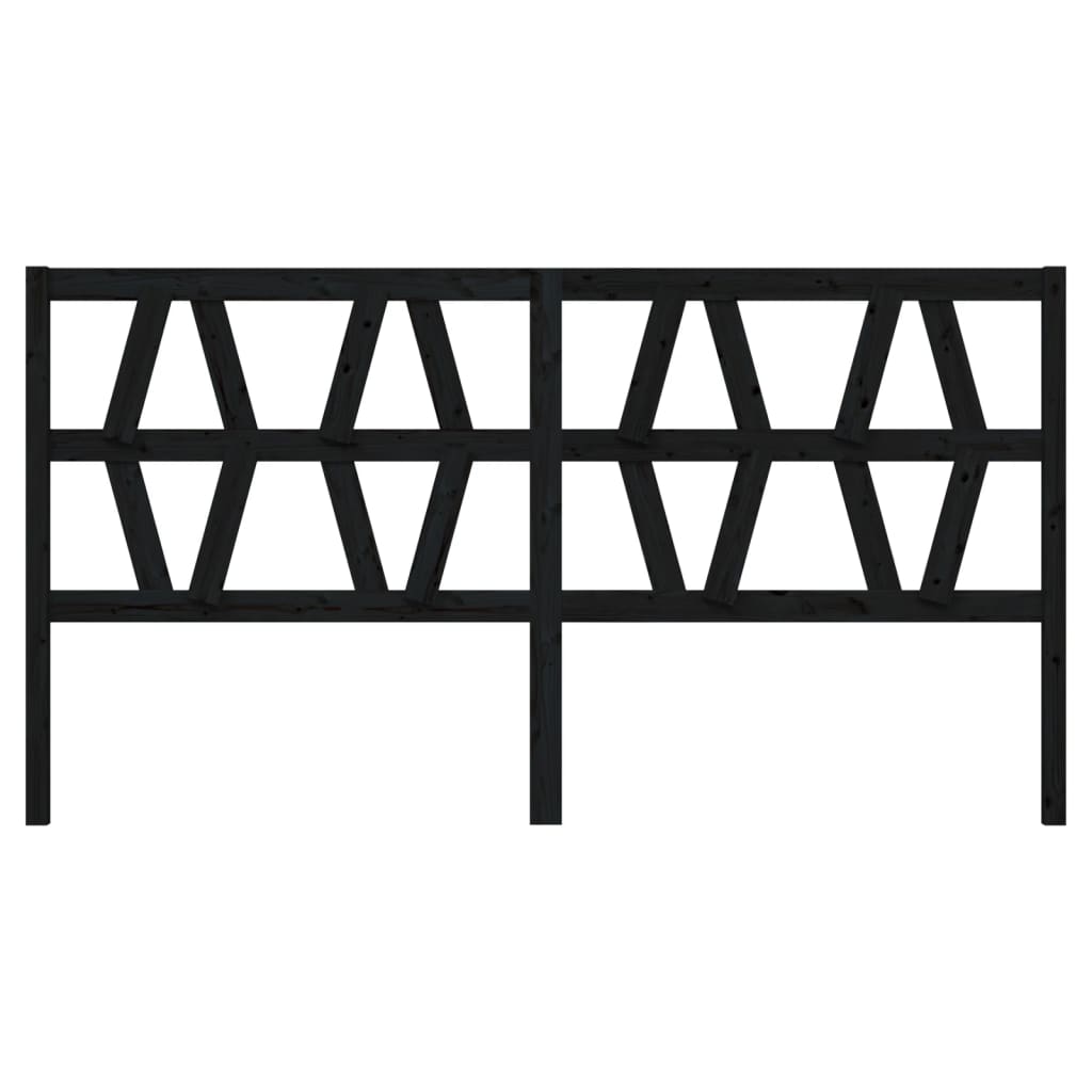 8720287005209_g_en_hd_1 vidaXL Bed Headboard Black 186 cm Solid Wood Pine - Image 3