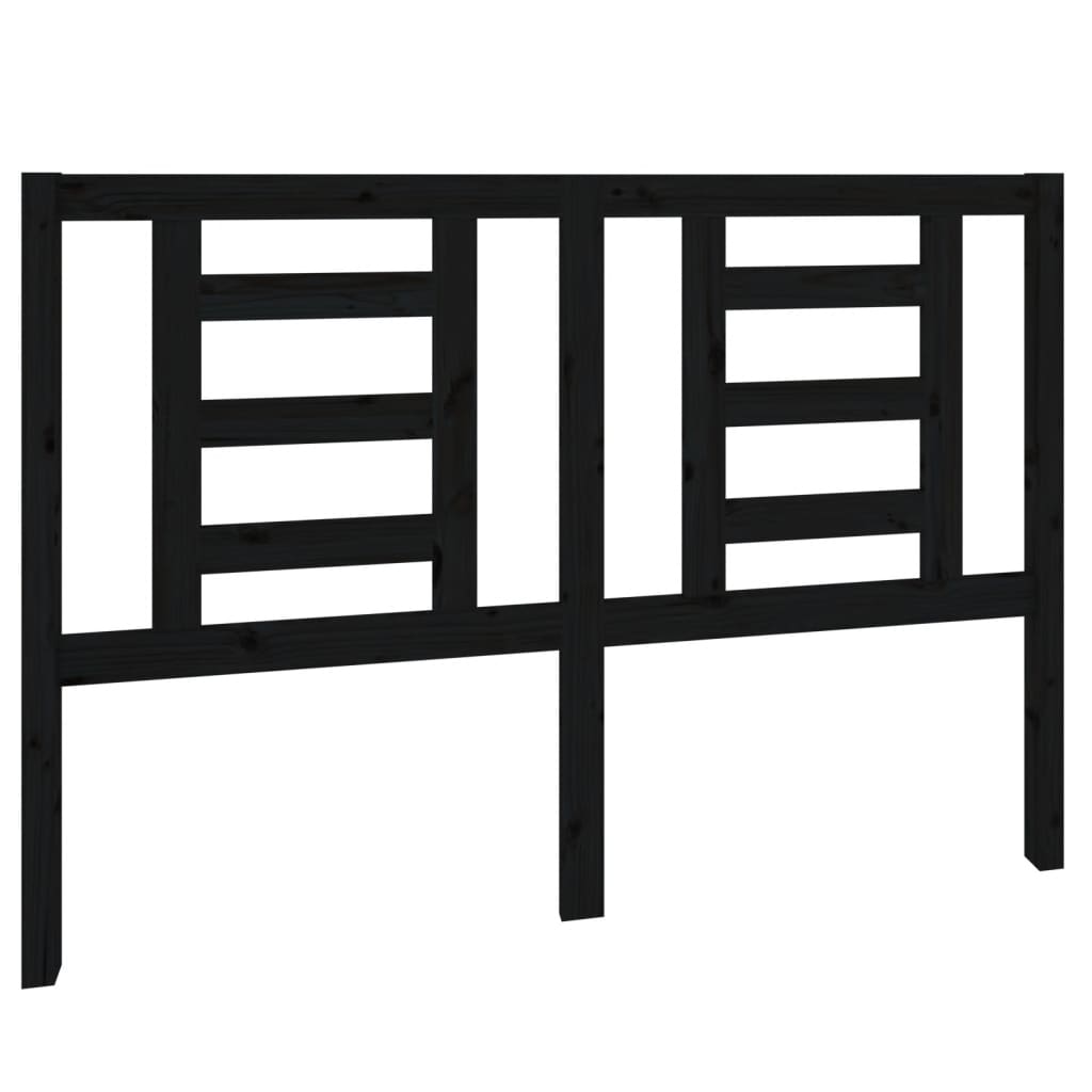 8720287007005_a_en_hd_1 vidaXL Bed Headboard Black 141 cm Solid Wood Pine - Image 2