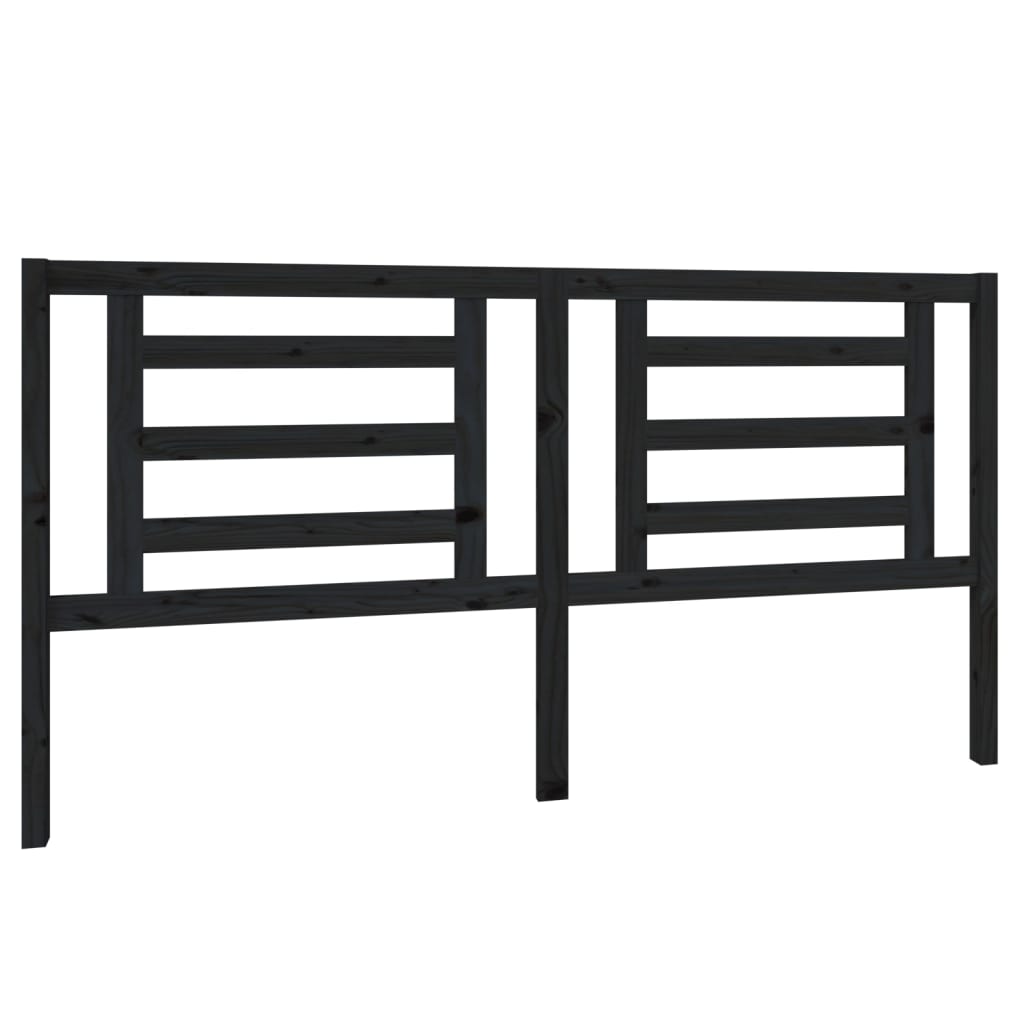 8720287007203_a_en_hd_1 vidaXL Bed Headboard Black 186 cm Solid Wood Pine - Image 2