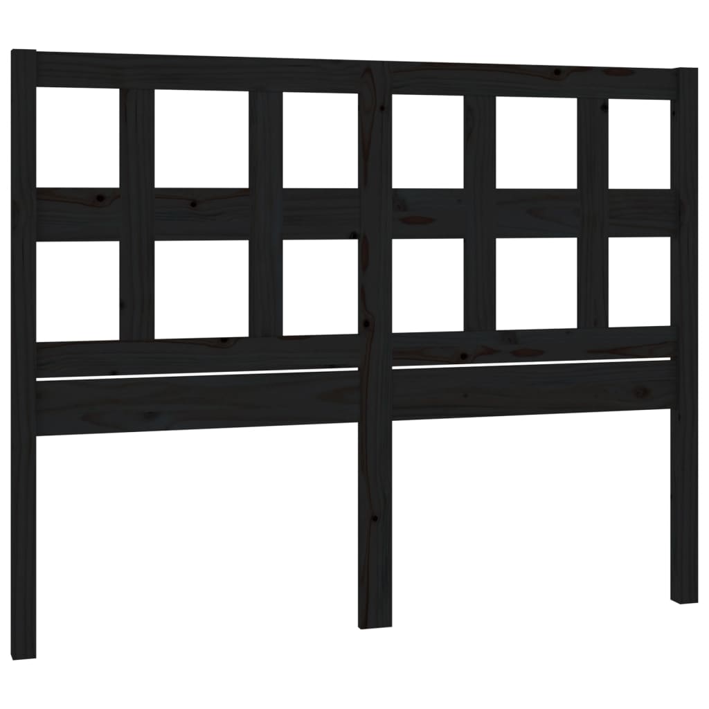8720287008200_a_en_hd_1 vidaXL Bed Headboard Black 185.5 cm Solid Wood Pine - Image 2