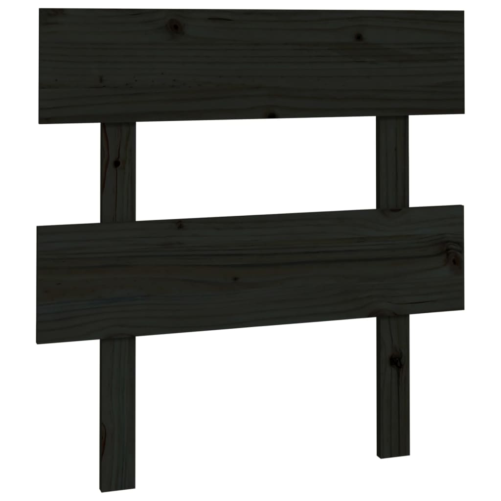 8720287009351_a_en_hd_1 vidaXL Bed Headboard Black 93.5 cm Solid Wood Pine - Image 2
