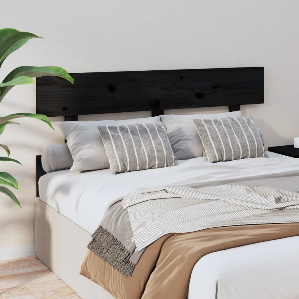 8720287009504_g_en_hd_2 vidaXL Bed Headboard Black 138 cm Solid Wood Pine - Image 4