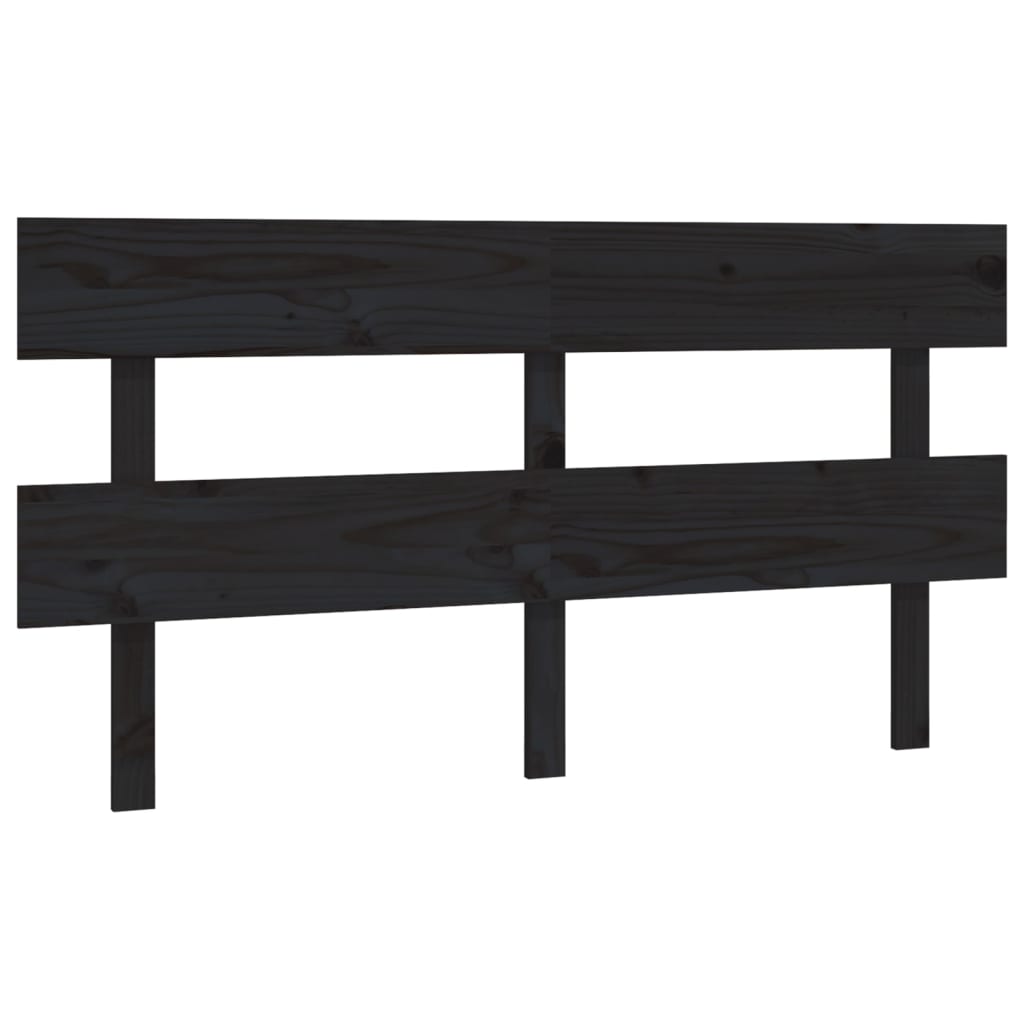 8720287009603_a_en_hd_1 vidaXL Bed Headboard Black 154 cm Solid Wood Pine - Image 2