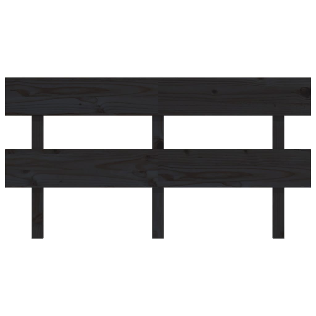 8720287009603_g_en_hd_1 vidaXL Bed Headboard Black 154 cm Solid Wood Pine - Image 3