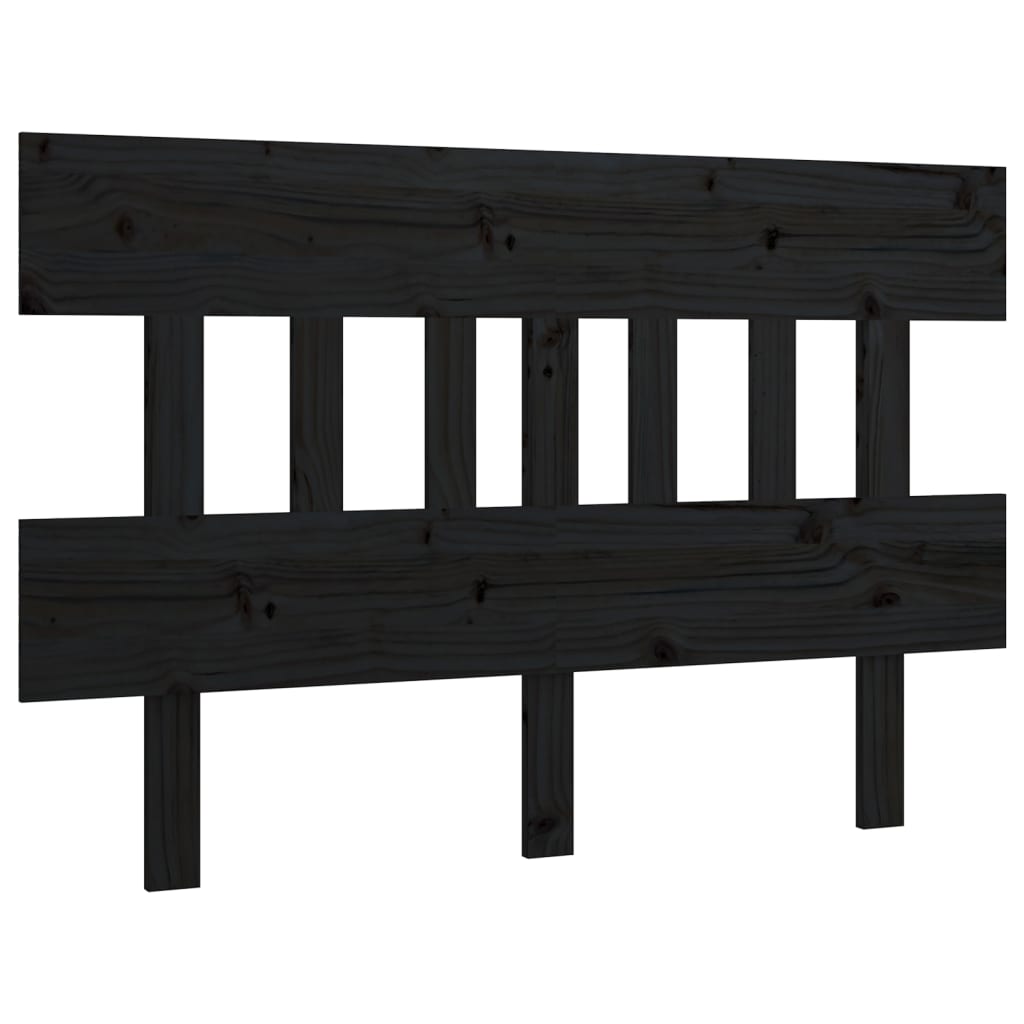 8720287010005_a_en_hd_1 vidaXL Bed Headboard Black 138.5 cm Solid Wood Pine - Image 2