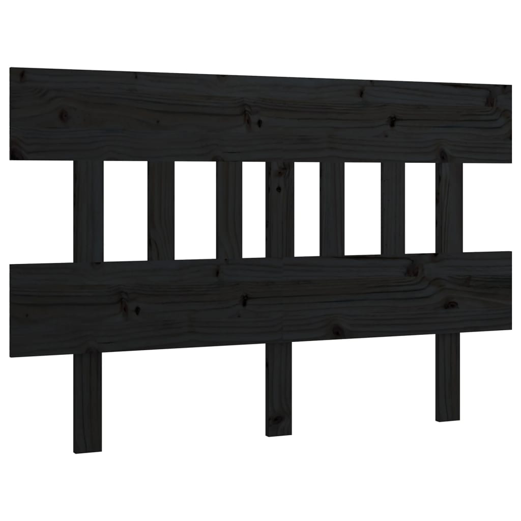 8720287010104_a_en_hd_1 vidaXL Bed Headboard Black 153.5 cm Solid Wood Pine - Image 2