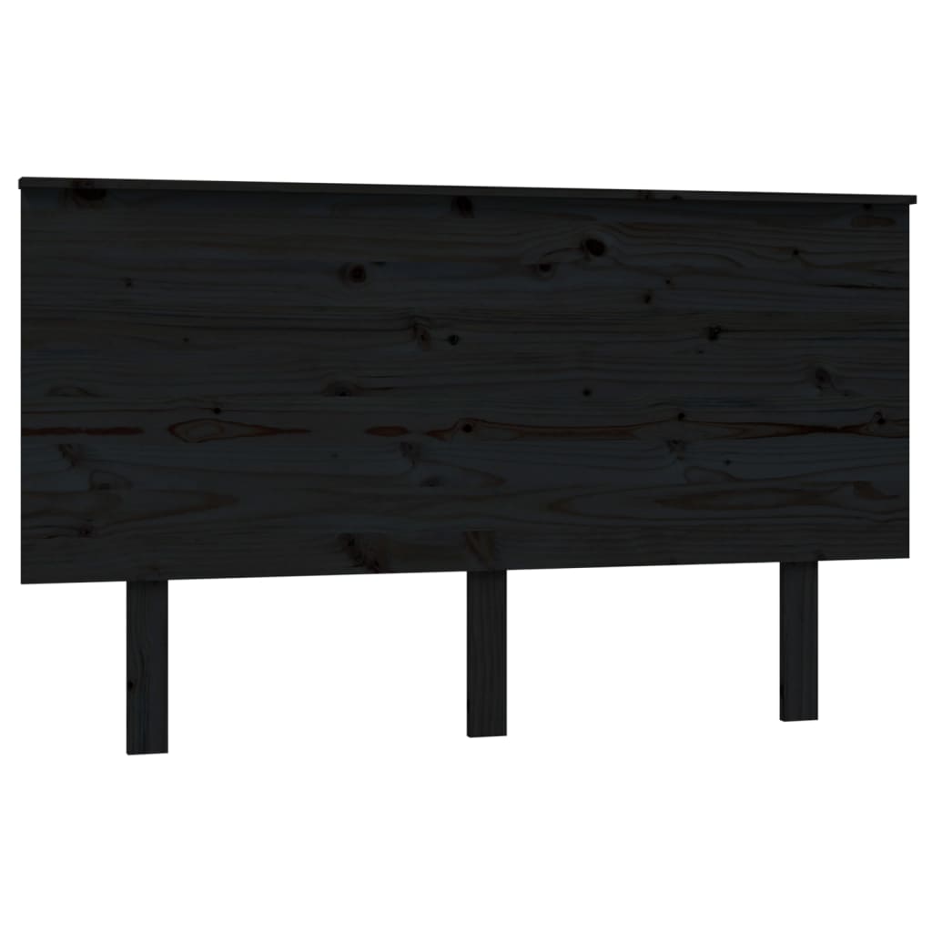 8720287010500_a_en_hd_1 vidaXL Bed Headboard Black 139 cm Solid Wood Pine - Image 2