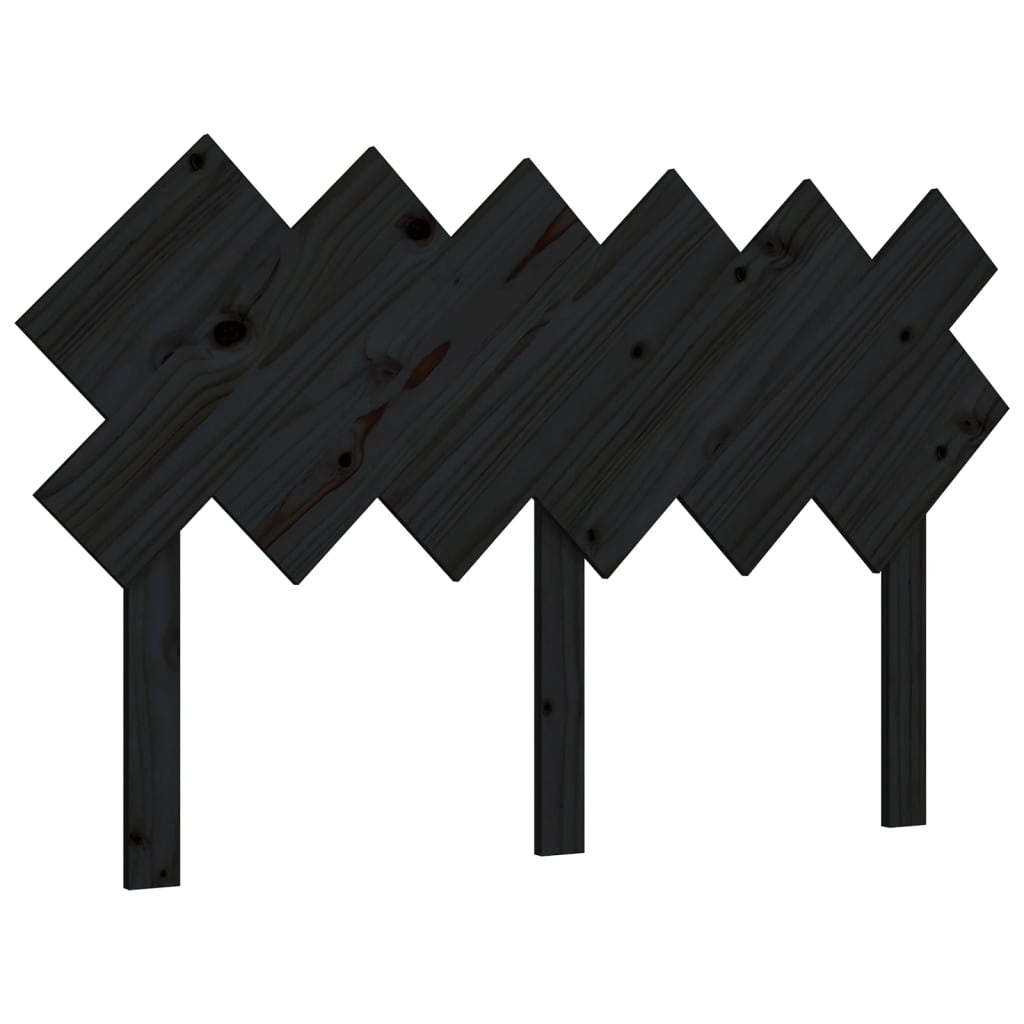 8720287011002_a_en_hd_1 vidaXL Bed Headboard Black 132 cm Solid Wood Pine - Image 2