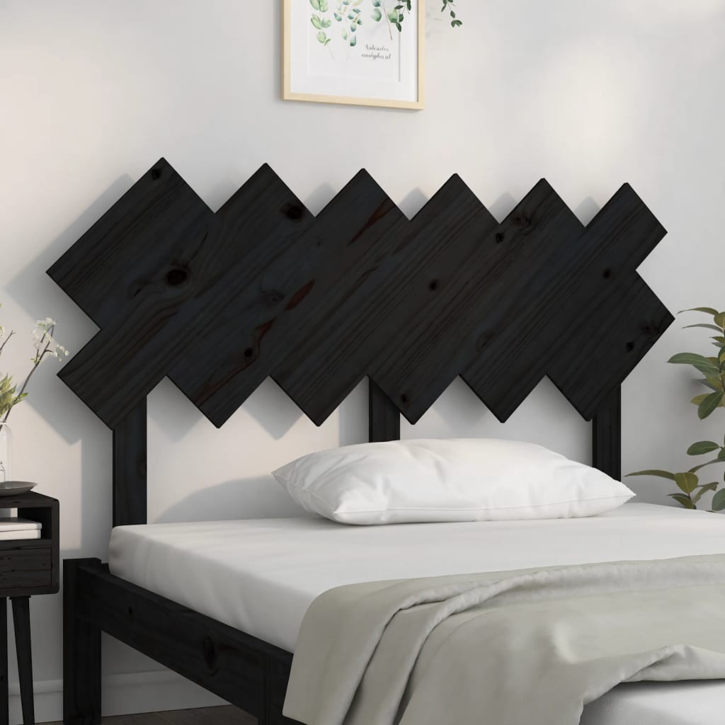 8720287011002_g_en_hd_1 vidaXL Bed Headboard Black 132 cm Solid Wood Pine - Image 3