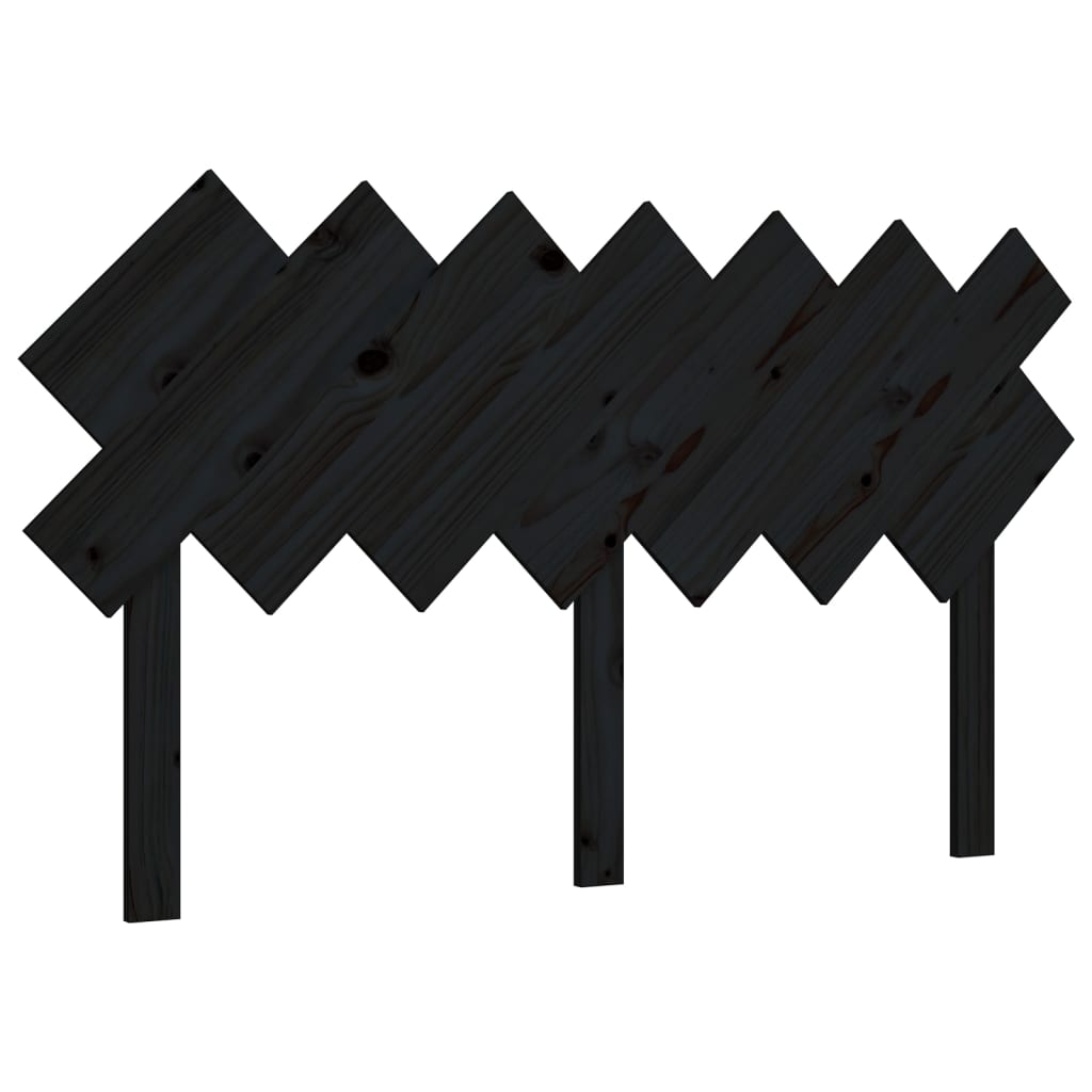 8720287011101_a_en_hd_1 vidaXL Bed Headboard Black 151.5 cm Solid Wood Pine - Image 2