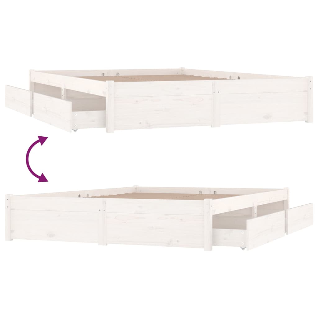 8720287011958_g_en_hd_5 vidaXL Bed Frame without Mattress with Drawers White 135x190 cm - Image 7