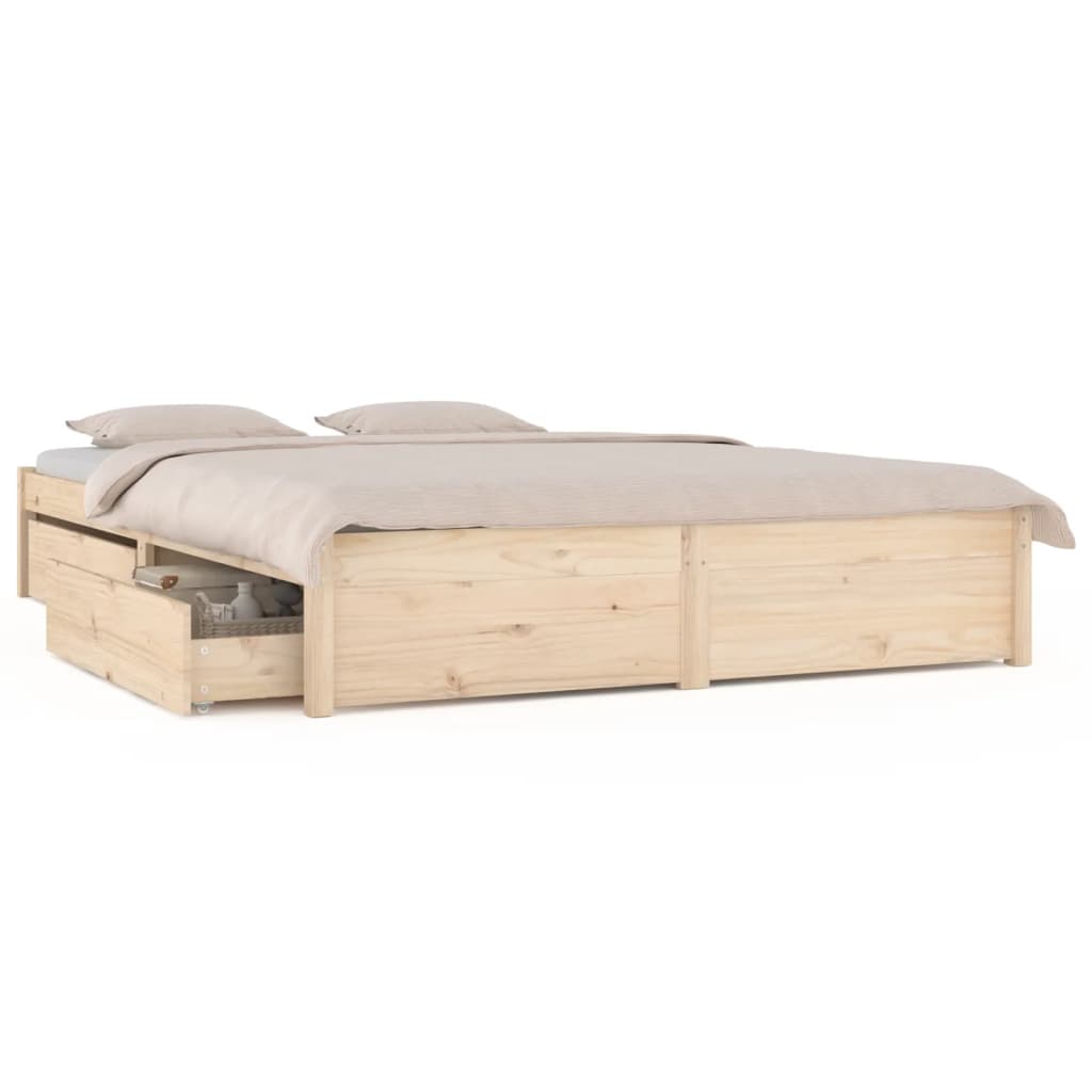 8720287012146_a_en_hd_1 vidaXL Bed Frame without Mattress with Drawers 150x200 cm - Image 2