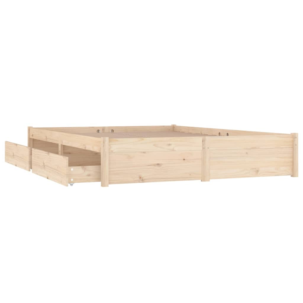 8720287012146_g_en_hd_5 vidaXL Bed Frame without Mattress with Drawers 150x200 cm - Image 7
