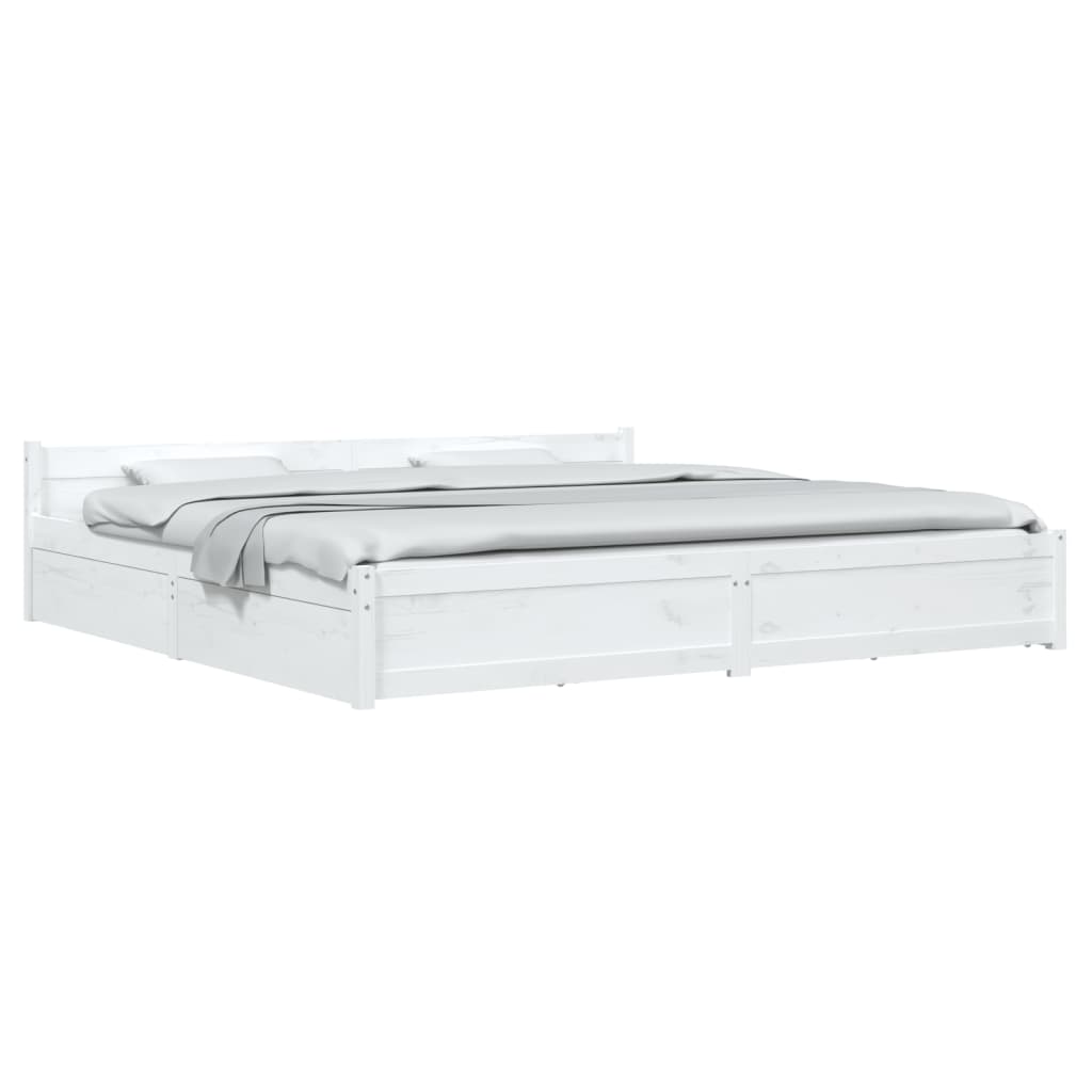8720287012702_g_en_hd_1 vidaXL Bed Frame without Mattress with Drawers White 183x203 cm King - Image 3