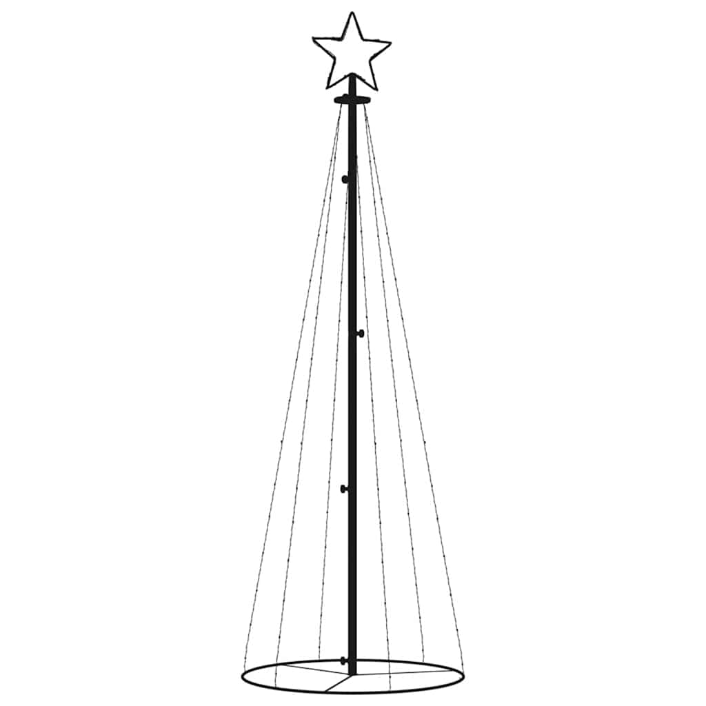 8720287017875_g_en_hd_1 vidaXL Christmas Cone Tree Warm White 108 LEDs 70x180 cm - Image 3